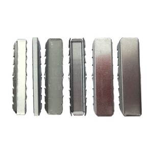  Straight connector for bendable warm edge spacer for IG glass unit